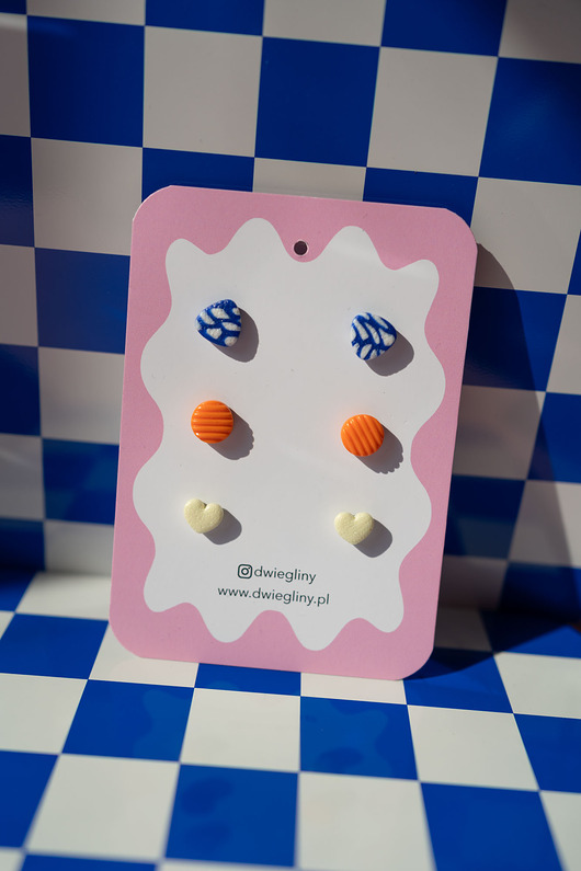 Zestaw 3 par małych sztyftów