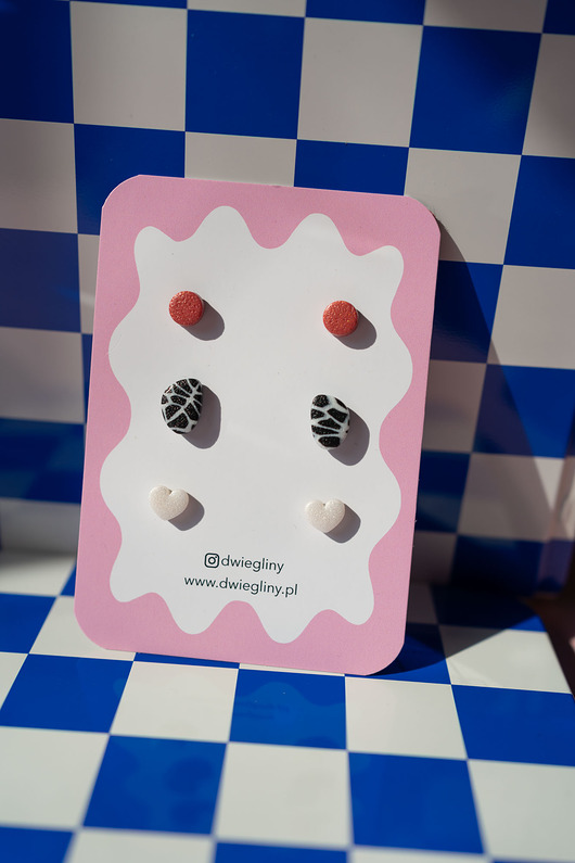 Zestaw 3 par małych sztyftów