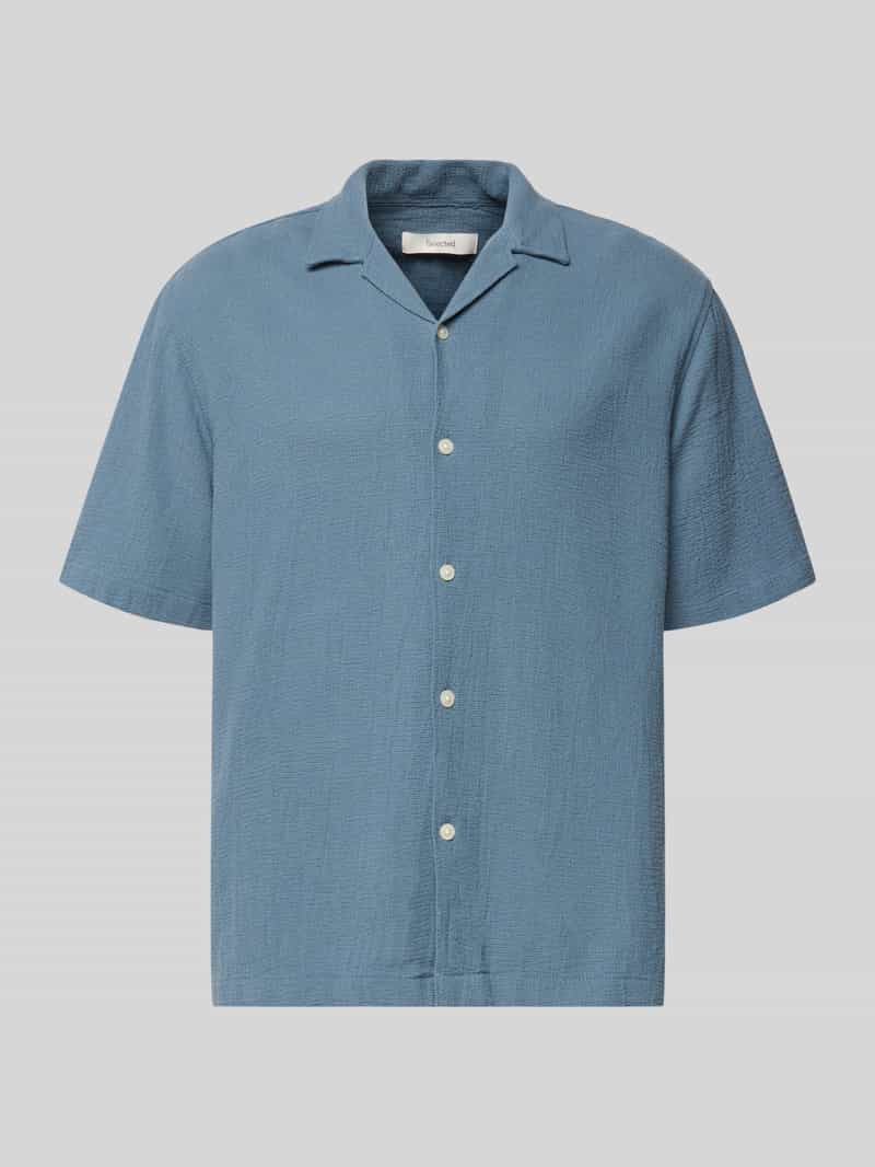 Koszula casualowa o kroju relaxed fit z czystej bawełny model 'RLXCAL'