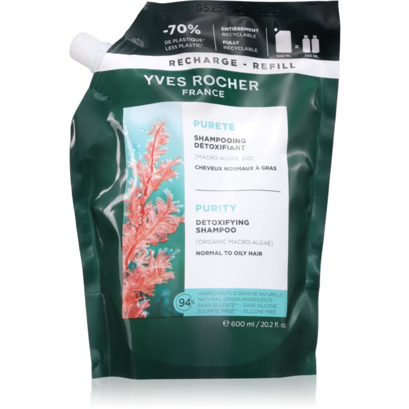 Yves Rocher Pureté szampon oczyszczająco-detoksykujący 600 ml