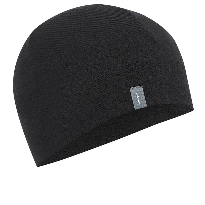 Czapka unisex Icebreaker Merino 260 Quantum Beanie 0A56SK0011 - czarna