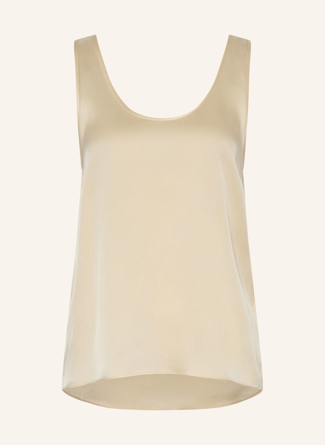 Anine Bing Jedwabny Top Lea gelb