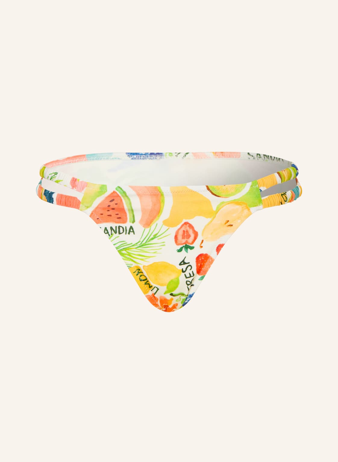 Watercult Podstawowe Figi Bikini Fruitbowl gruen