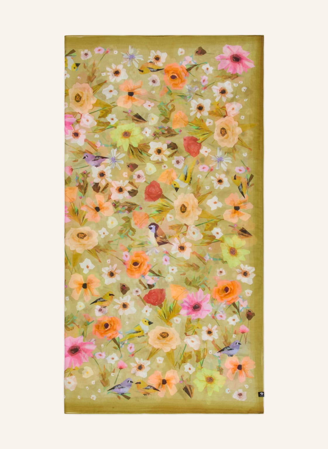 Fraas Szalik Z Jedwabiem gruen