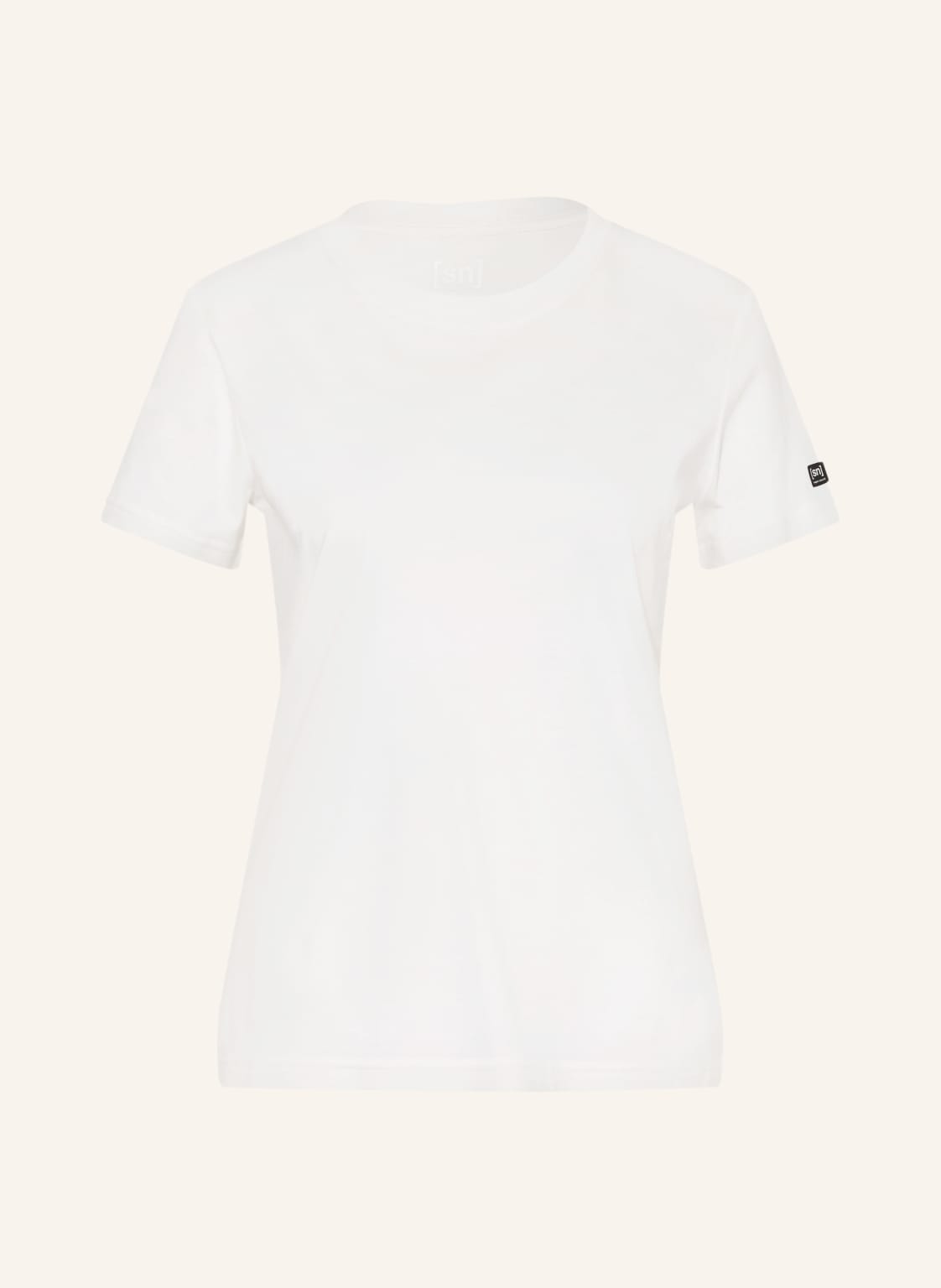 Super.Natural Koszulka Funkcyjna Casual Z Wełną Merynosową weiss