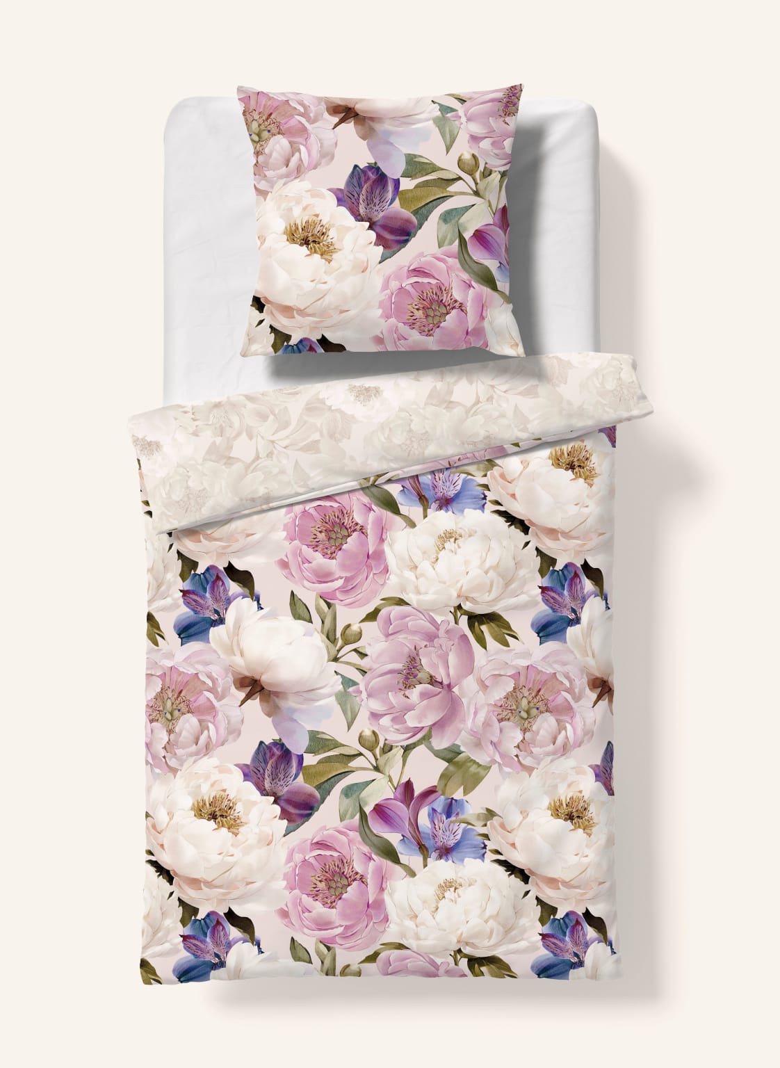 Fleuresse Pościel Bed Art S Dwustronna weiss