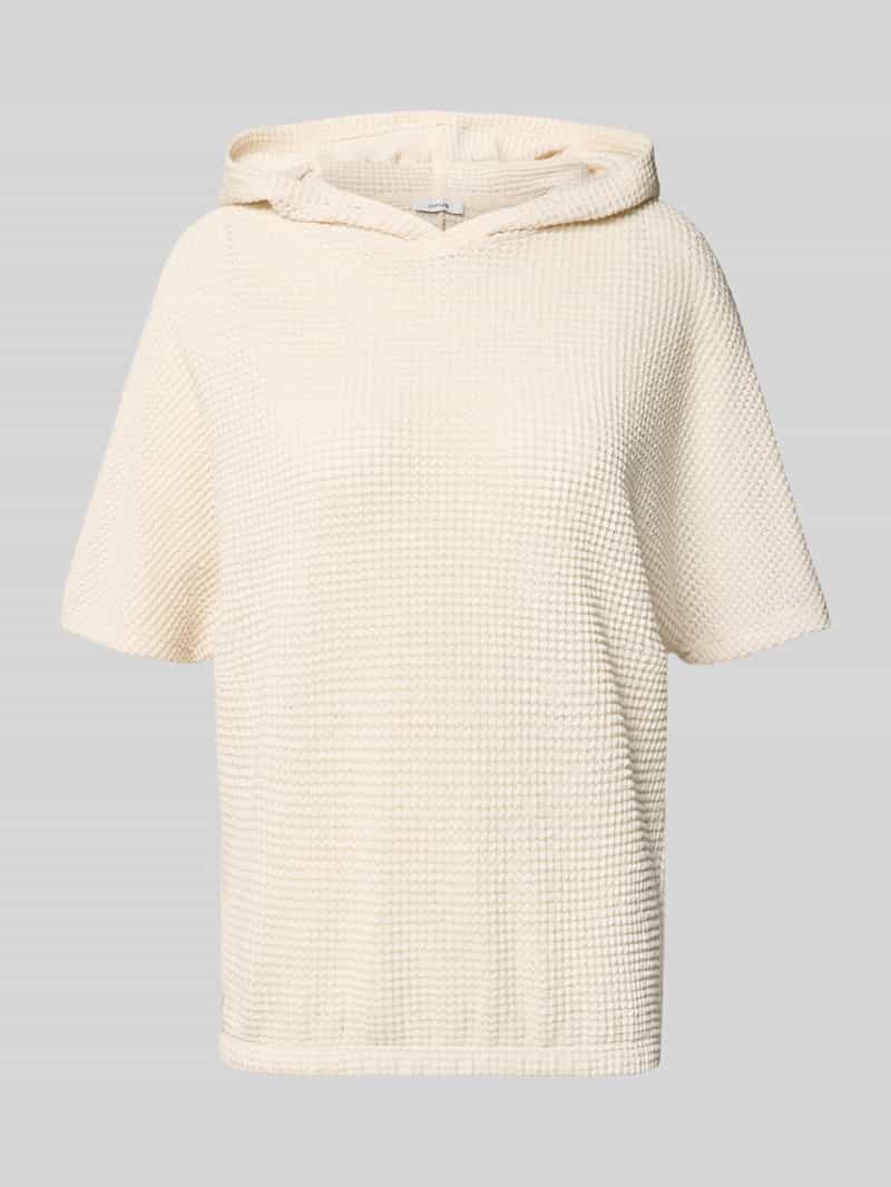 Bluzka z dzianiny z kapturem model 'Gikaria'