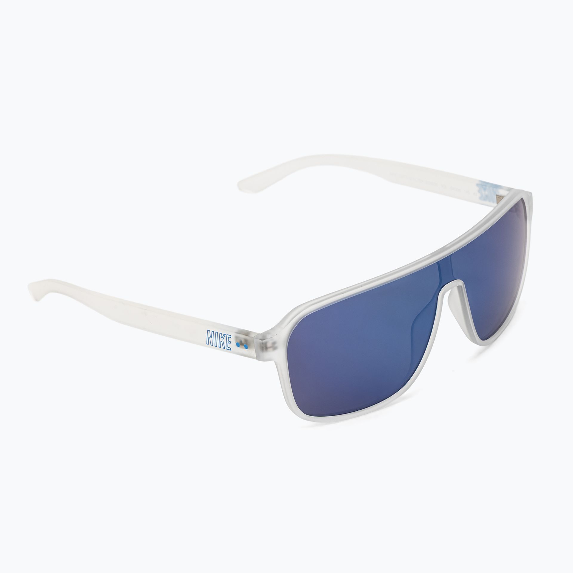 Okulary przeciwsłoneczne Nike Vintage Flyer matte clear/blue mirror WYSYŁKA W 24H 30 DNI NA ZWROT