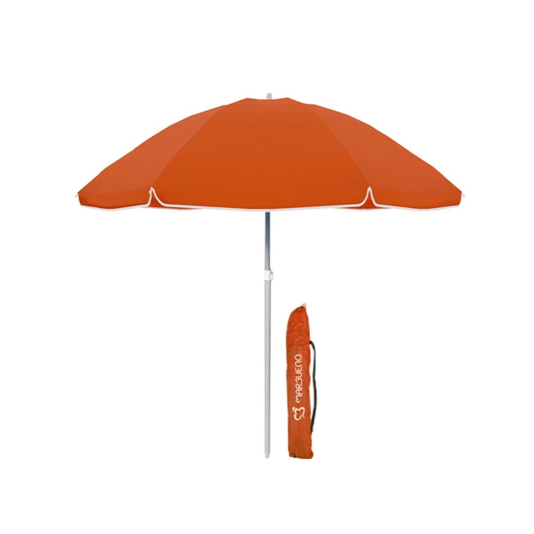 Marbueno Parasol plażowy Pomarańczowy Ø 180 cm