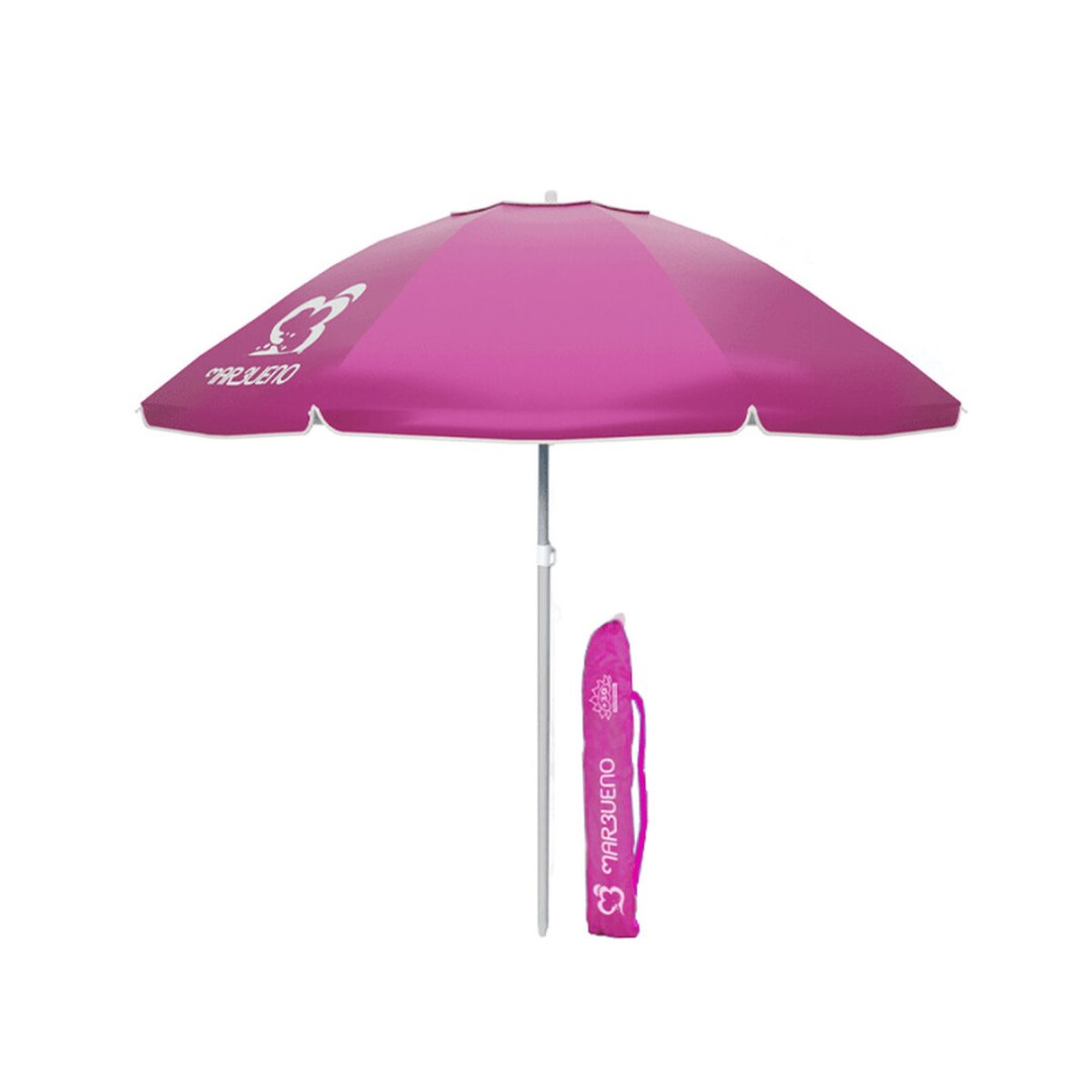 Marbueno Parasol plażowy Różowy 220 cm