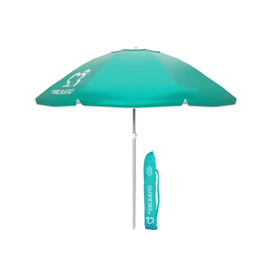 Marbueno Parasol plażowy Jasny Zielony 220 cm