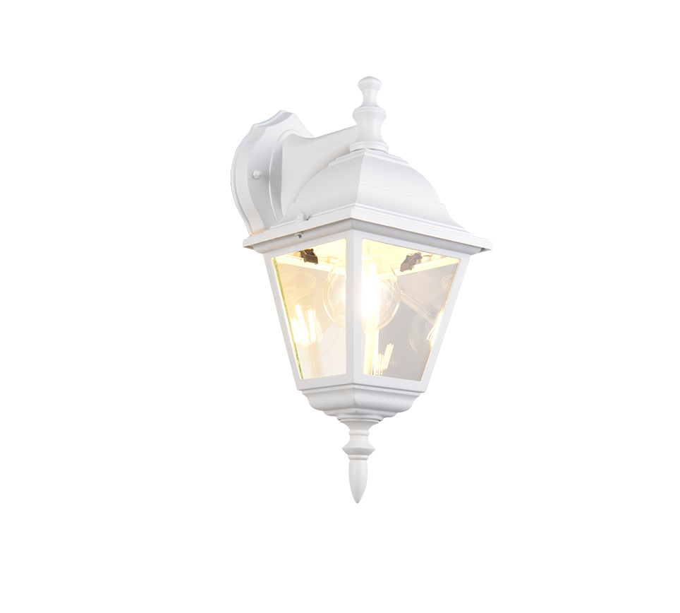 LIVENZA kinkiet zewnętrzny retro biała latarenka 1xE27 IP44 TRIO 205767131