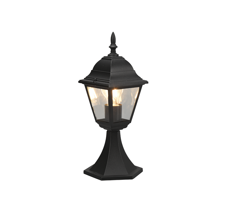LIVENZA lampa ogrodowa stojąca 40cm retro czarna 1xE27 IP44 TRIO 505760132
