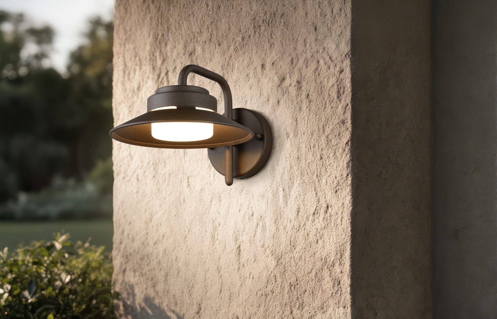 ATRATO kinkiet zewnętrzy retro rdzawy 1xGX53 IP44 TRIO 218260124