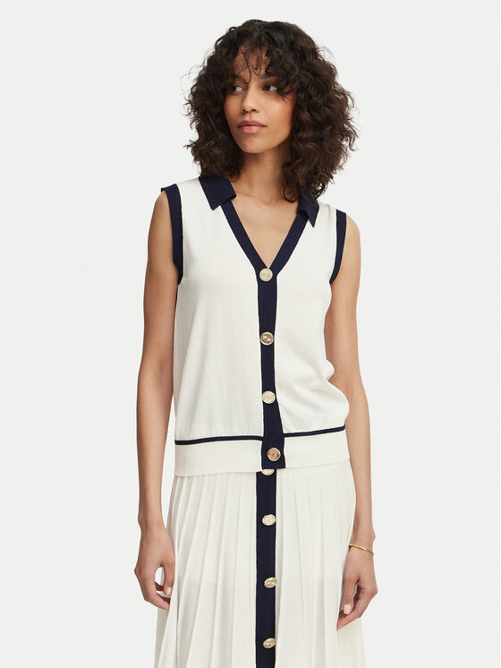 Artigli Kardigan ACMA004458 Biały Regular Fit