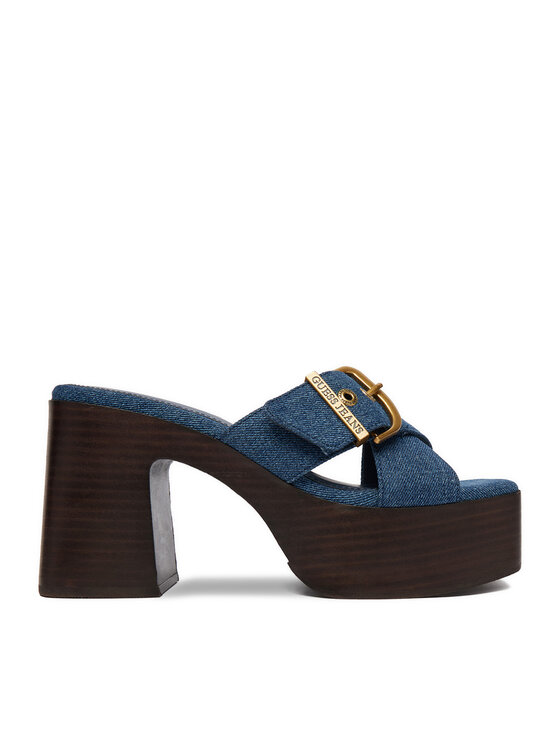 Guess Jeans Klapki CEO-JD421-3 Niebieski