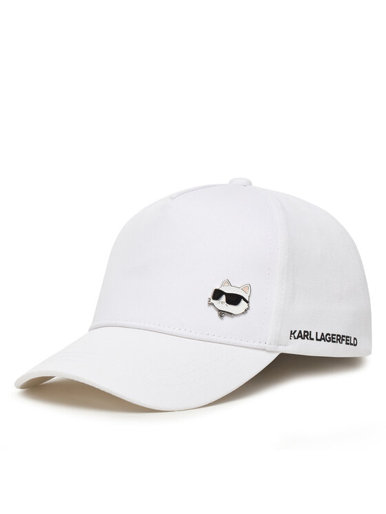 Karl Lagerfeld Kids Czapka z daszkiem Z31196 M Biały