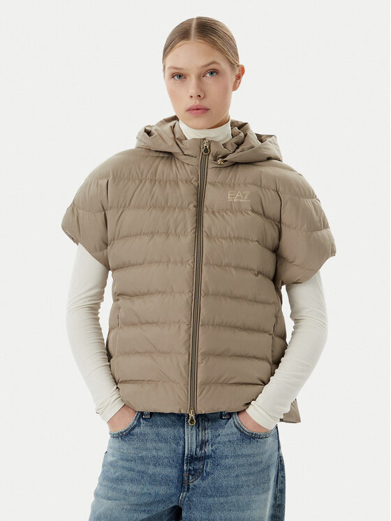 EA7 Emporio Armani Bezrękawnik 7W000477 AF12476 U6167 Beżowy Regular Fit