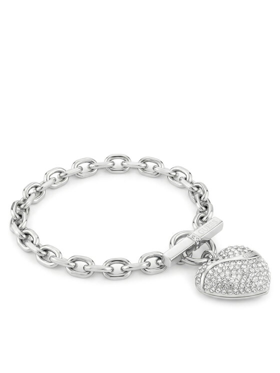 Guess Bransoletka JUBB04 496JW Srebrny