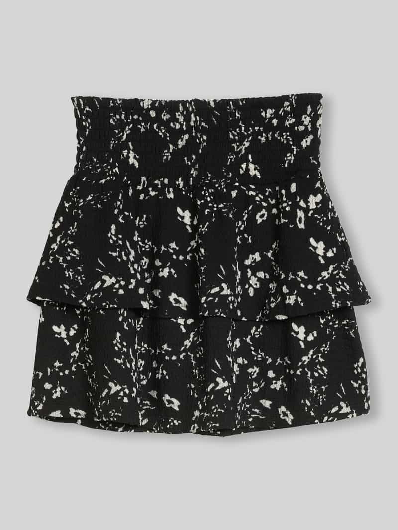 Spódnica mini z falbanami