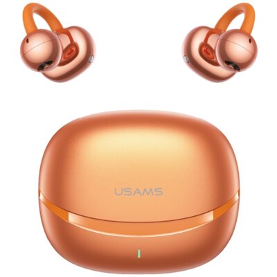 USAMS TWS R03 Echo* Clip-on Bluetooth 6.0 pomarańczowy