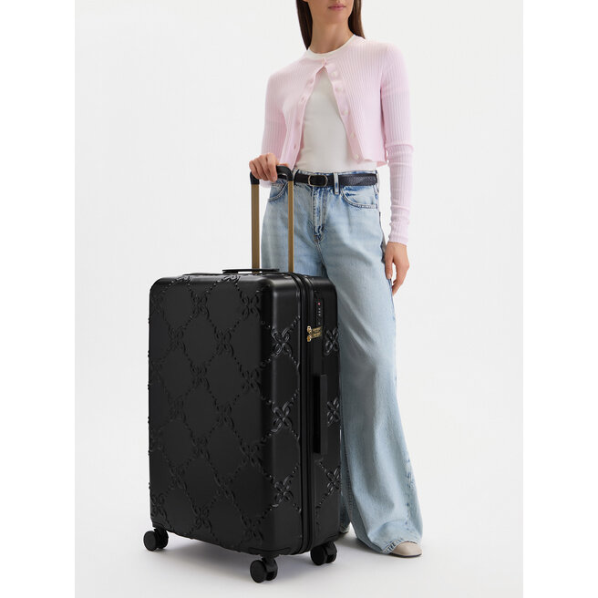 Walizka duża Nine West CEO-NW-L-005-09 BLACK Czarny