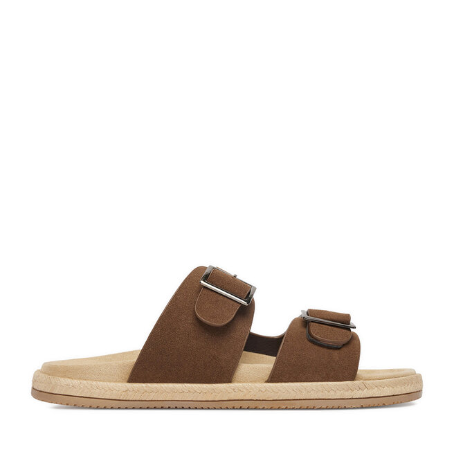 Klapki Quiksilver CEO-CROSSJACK-01 Brązowy