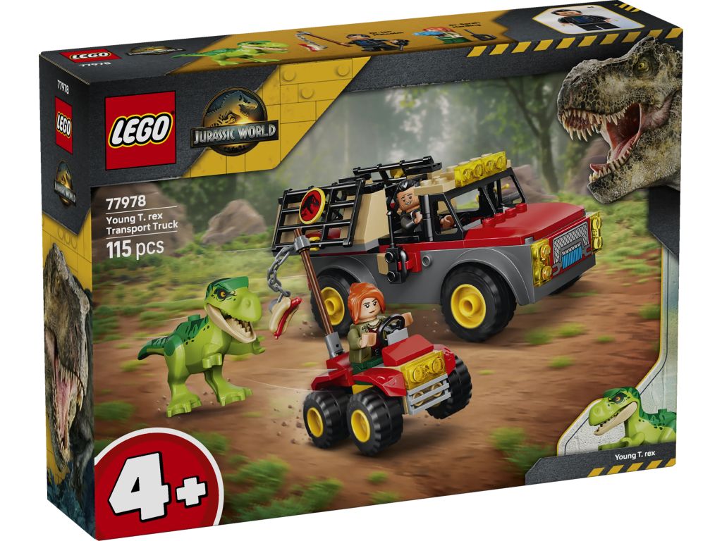 LEGO 77978 Jurassic World Ciężarówka do transportu młodego tyranozaura