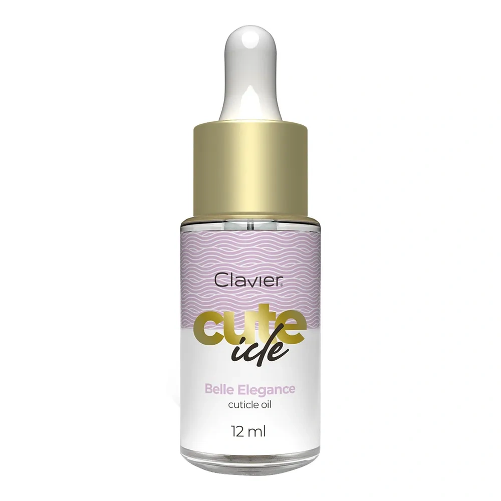 Clavier Cute Icle oliwka do skórek i paznokci z pipetką Belle Elegance 12 ml