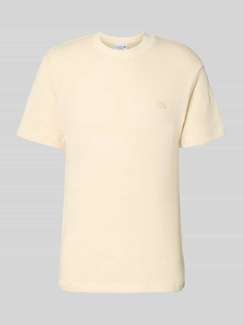 męski t-shirt o kroju regular fit z czystej bawełny