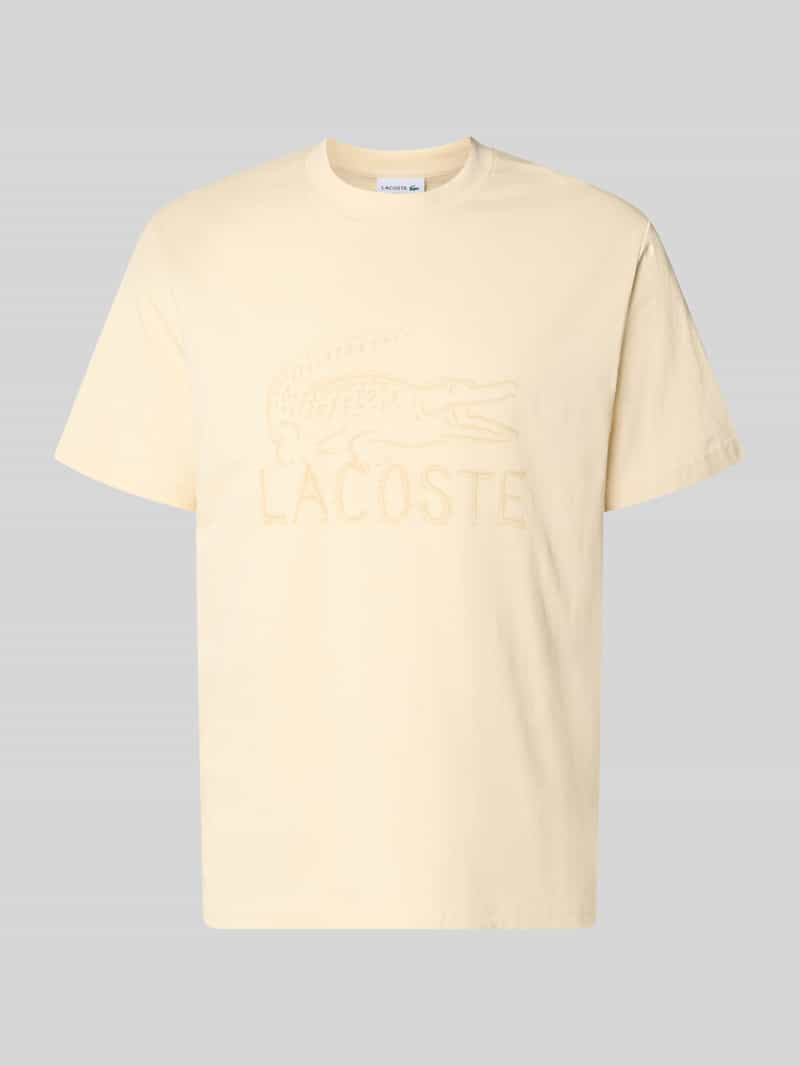 męski t-shirt o kroju regular fit z czystej bawełny