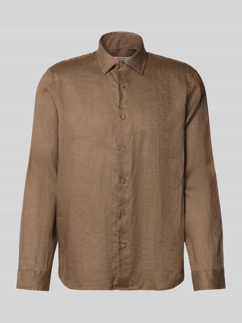 Koszula casualowa o kroju regular fit z czystego lnu model 'KYLIAN'