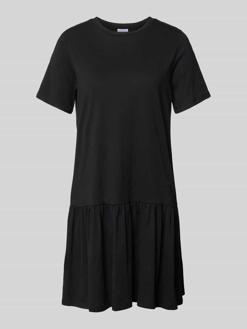 Sukienka t-shirtowa o kroju regular fit z czystej bawełny model 'DISSO'
