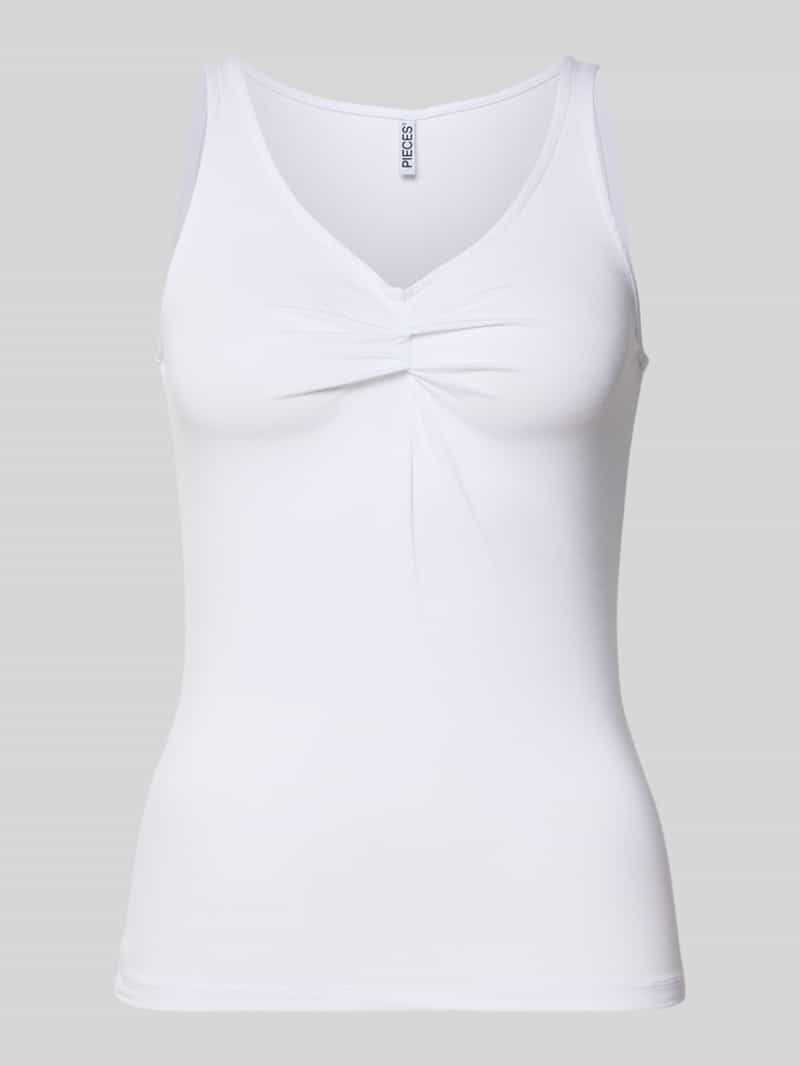 Top o kroju slim fit z mieszanka wiskozy model 'MALIVA'