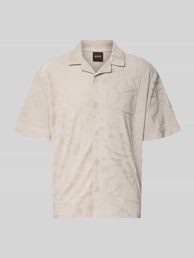 koszula casualowa o kroju regular fit z mieszanka bawełny model 'WE_FLOWER'