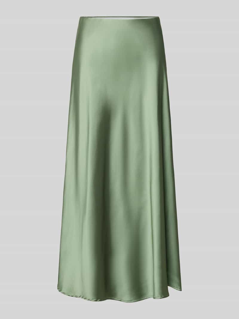 Spódnica satynowa z elastycznym pasem model 'Fabiola'