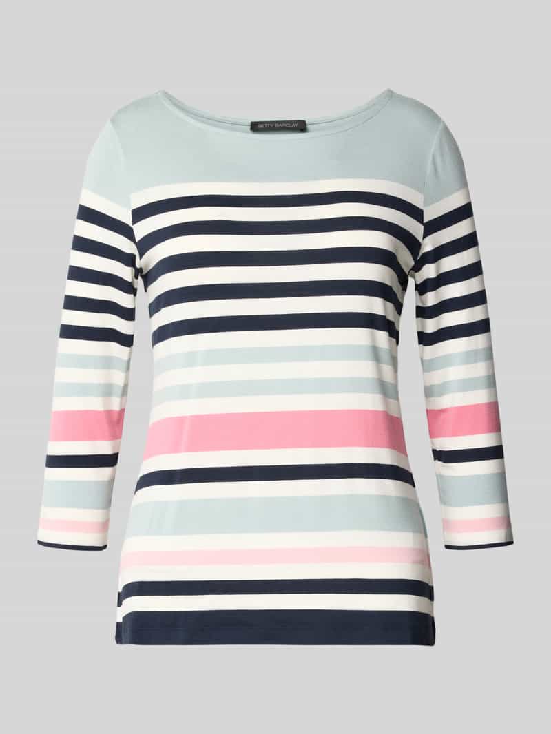 Koszulka z mieszanki wiskozy z okrągłym dekoltem