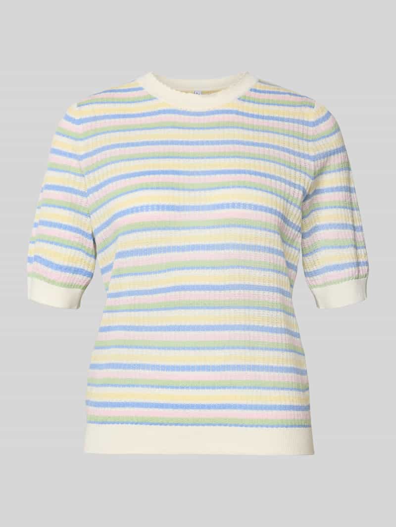 damski t-shirt o kroju slim fit z czystej bawełny ekologicznej model 'DIANA'