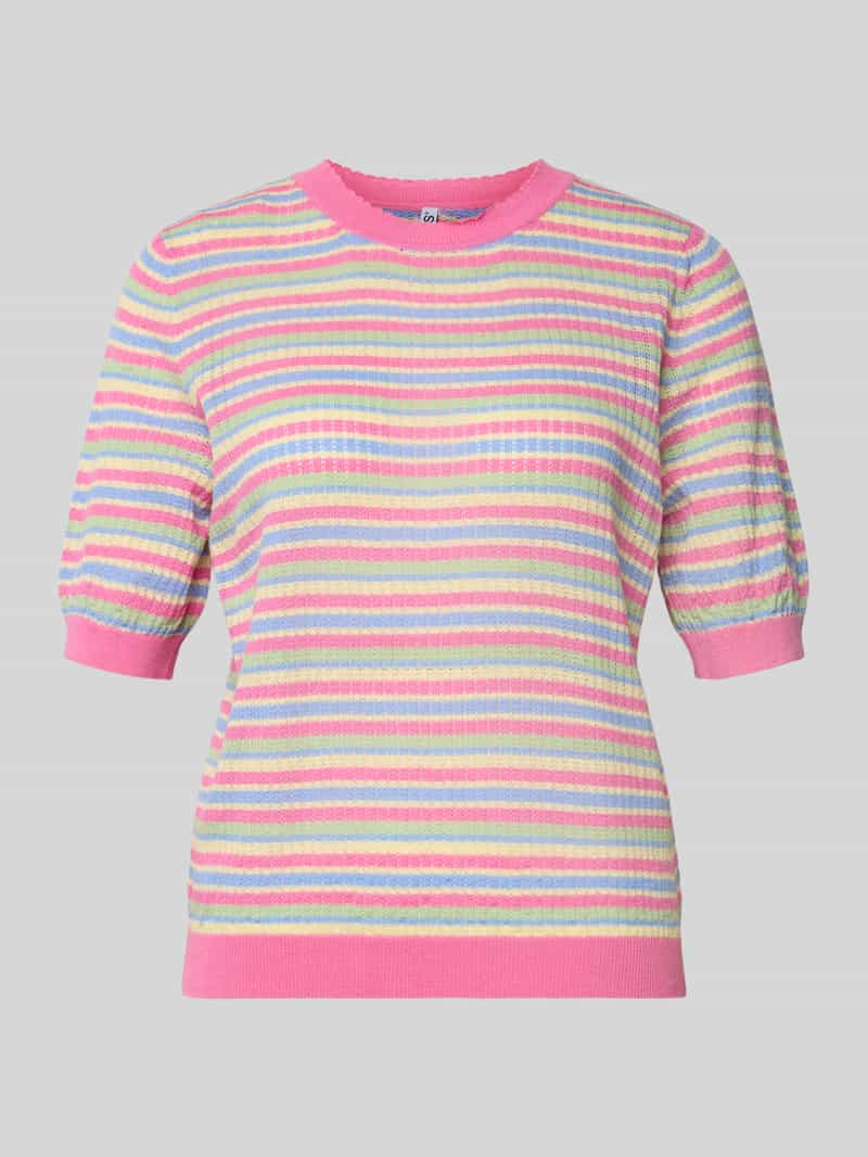 damski t-shirt o kroju slim fit z czystej bawełny ekologicznej model 'DIANA'