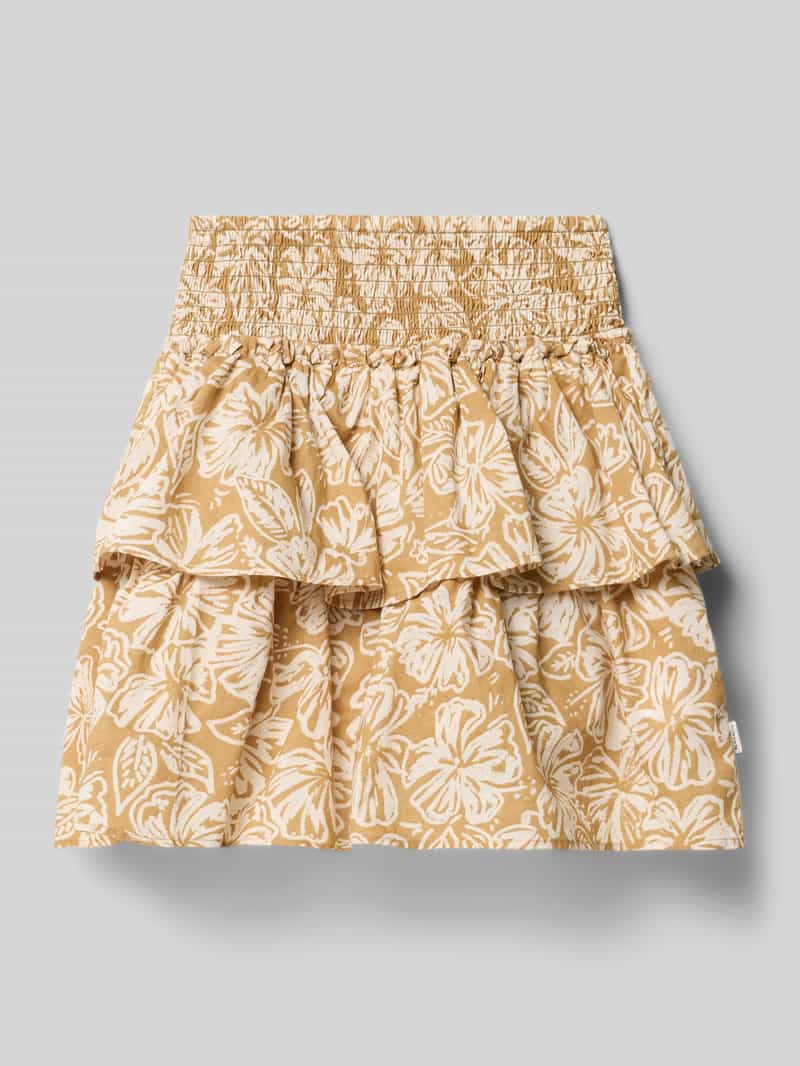 Spódnica o kroju regular fit z kwiatowym nadrukiem na całej powierzchni