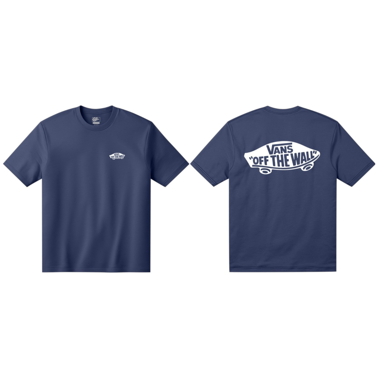 Koszulka męska Vans Double Standard SS Tee Rozmiar: L / Kolor: niebieski