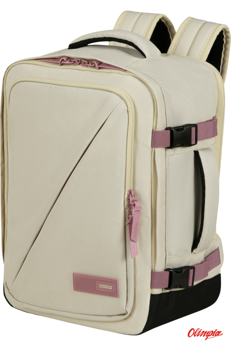 Plecak kabinowy American Tourister Take2Cabin S/M - Coconut Sand/Galactic Mauve