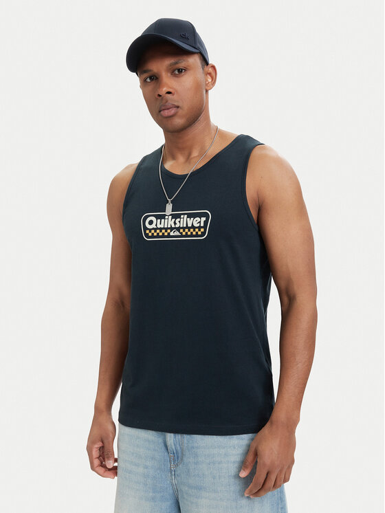 Quiksilver Tank top Starting Grid EQYZT08309 Granatowy Regular Fit