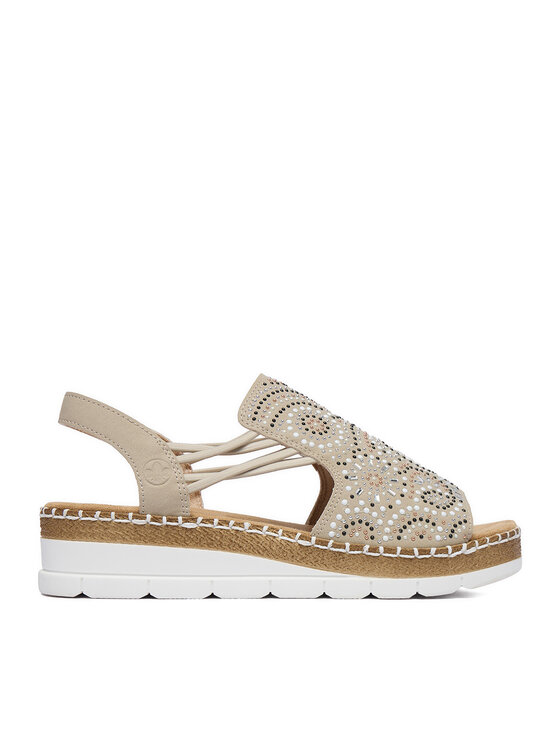Rieker Sandały CEO-V1246-62 Beżowy
