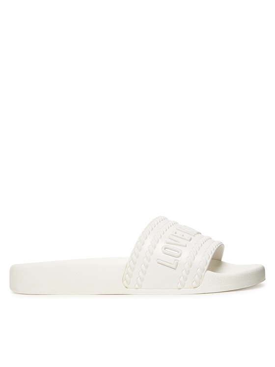LOVE MOSCHINO Klapki JA28342G0OI22100 Biały