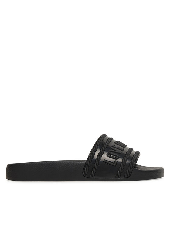 LOVE MOSCHINO Klapki JA28342G0OI22000 Czarny