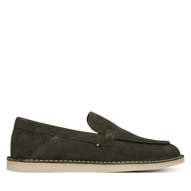 Mokasyny Tommy Hilfiger FM0FM05782 Zielony