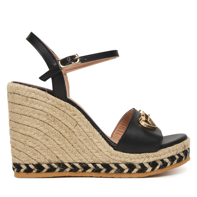 Espadryle LOVE MOSCHINO JA1615BI0OIA0000 Czarny