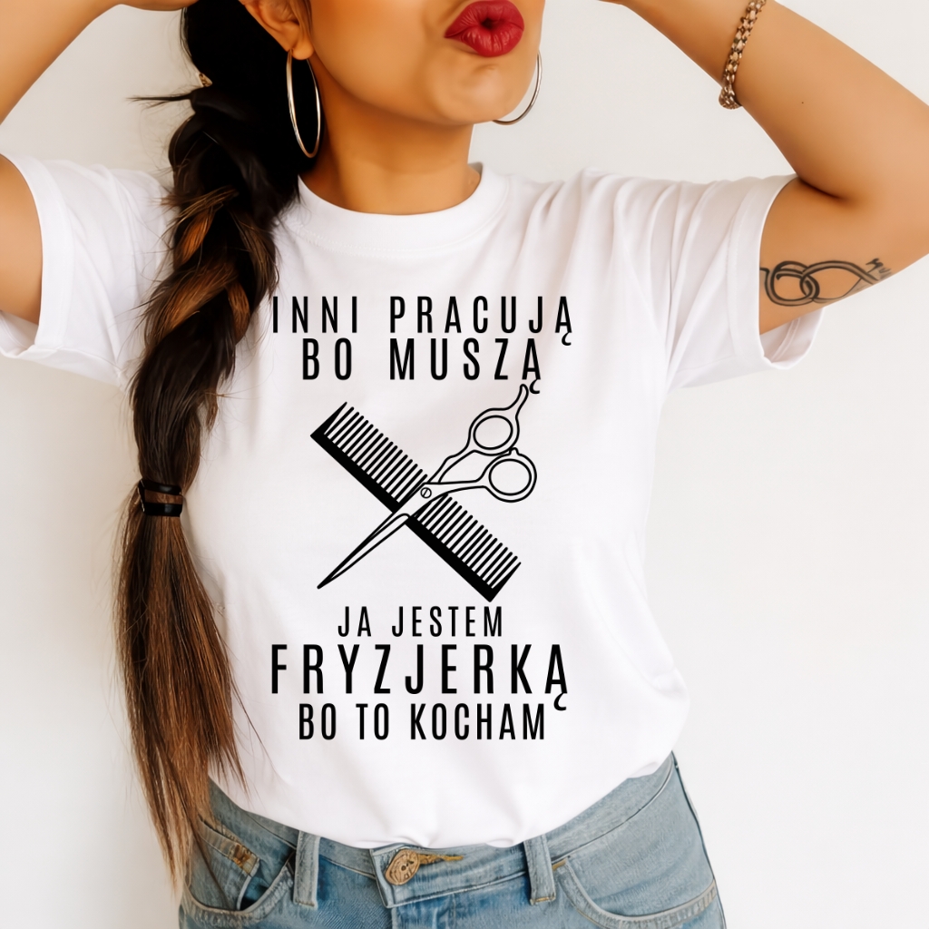 koszulka dla fryzjerki