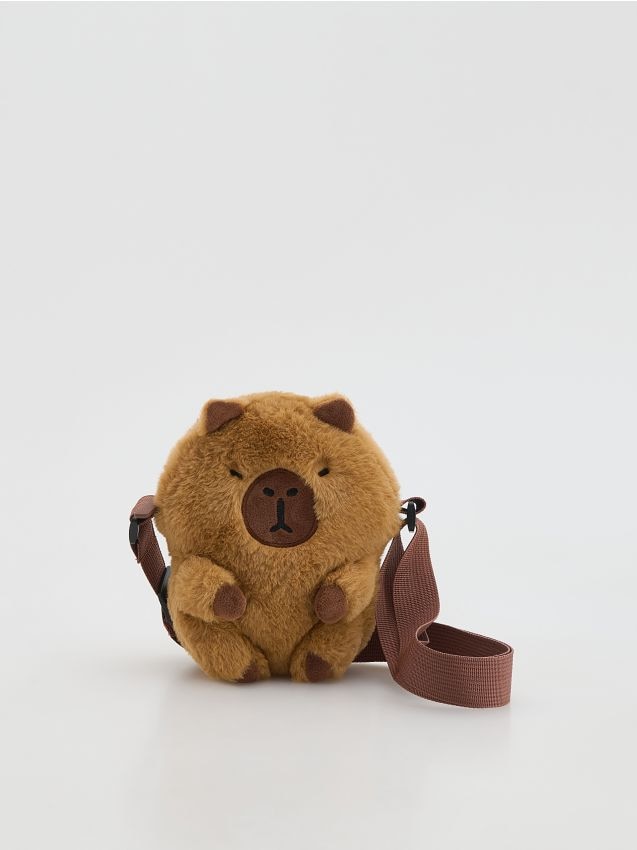 Reserved - Saszetka kapibara - brązowy